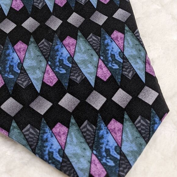 Men's Vintage 100% Silk Tie - Cocktail Collection (Vodka Under a Microscope) - Picture 11 of 12